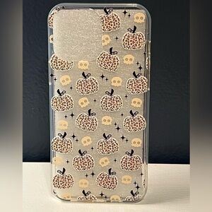 Animal Print Pumpkin Skull iPhone 13Pro Max Case